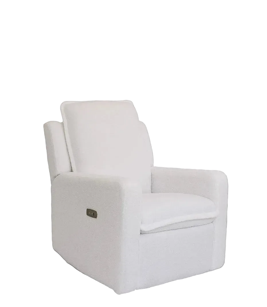 The Chloé Glider Recliner Nursery chair - Milk