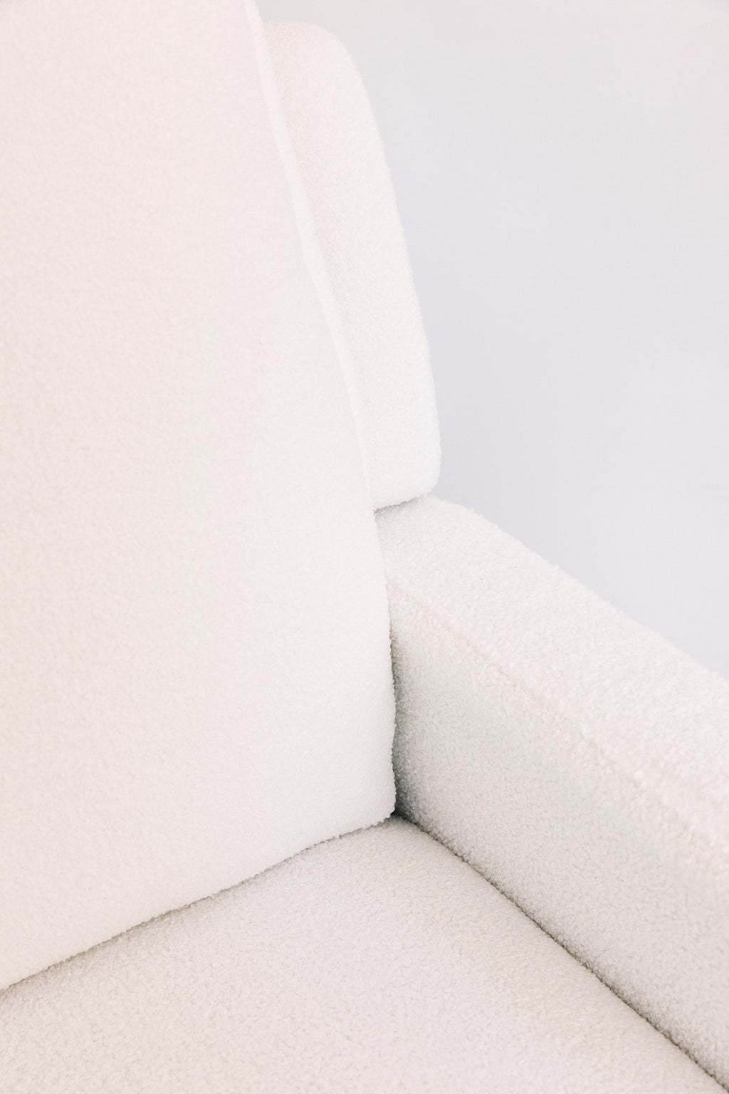 Nursery Recliner Chair - The Chloé Glider - Milk