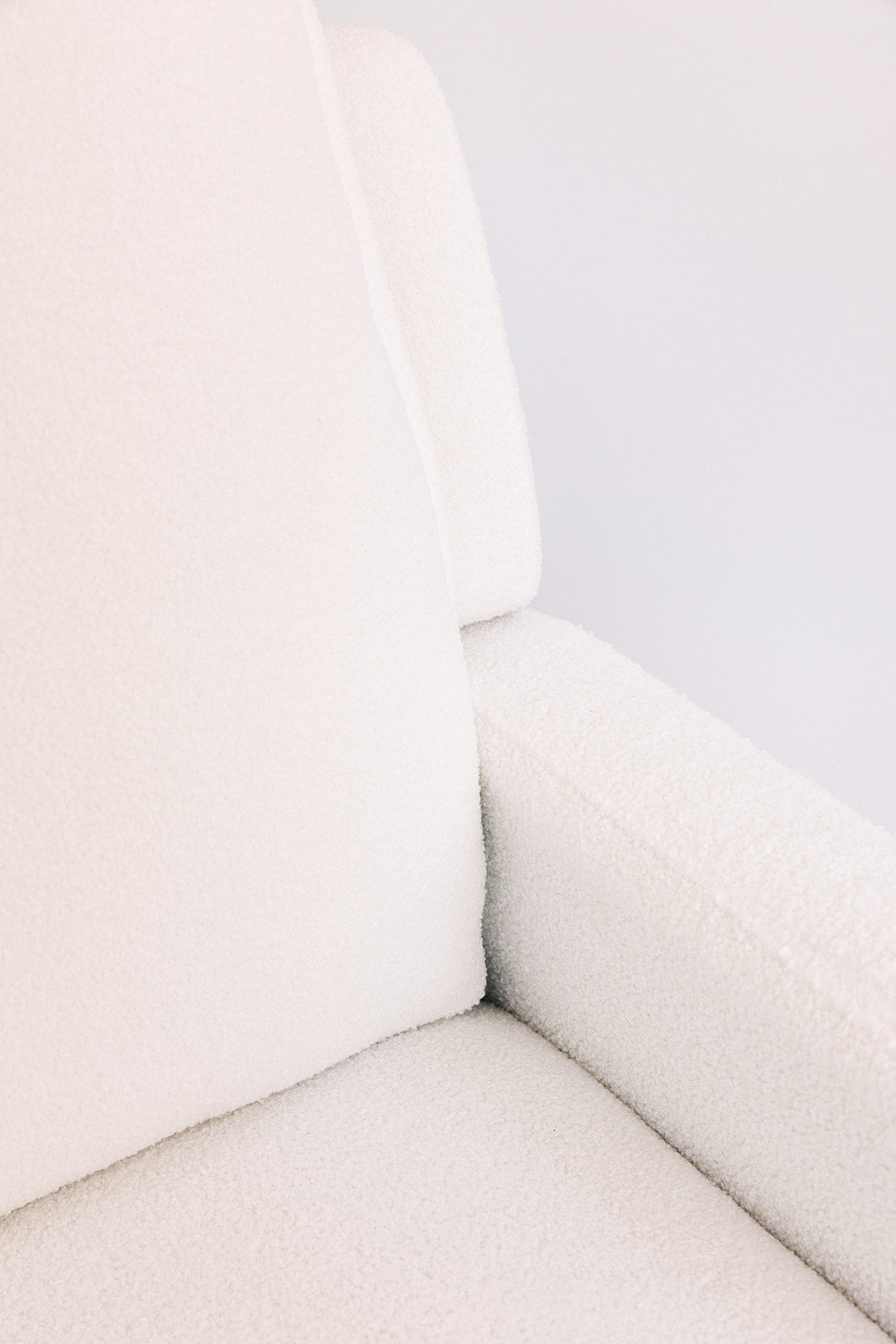 Nursery Recliner Chair - The Chloé Glider - Milk